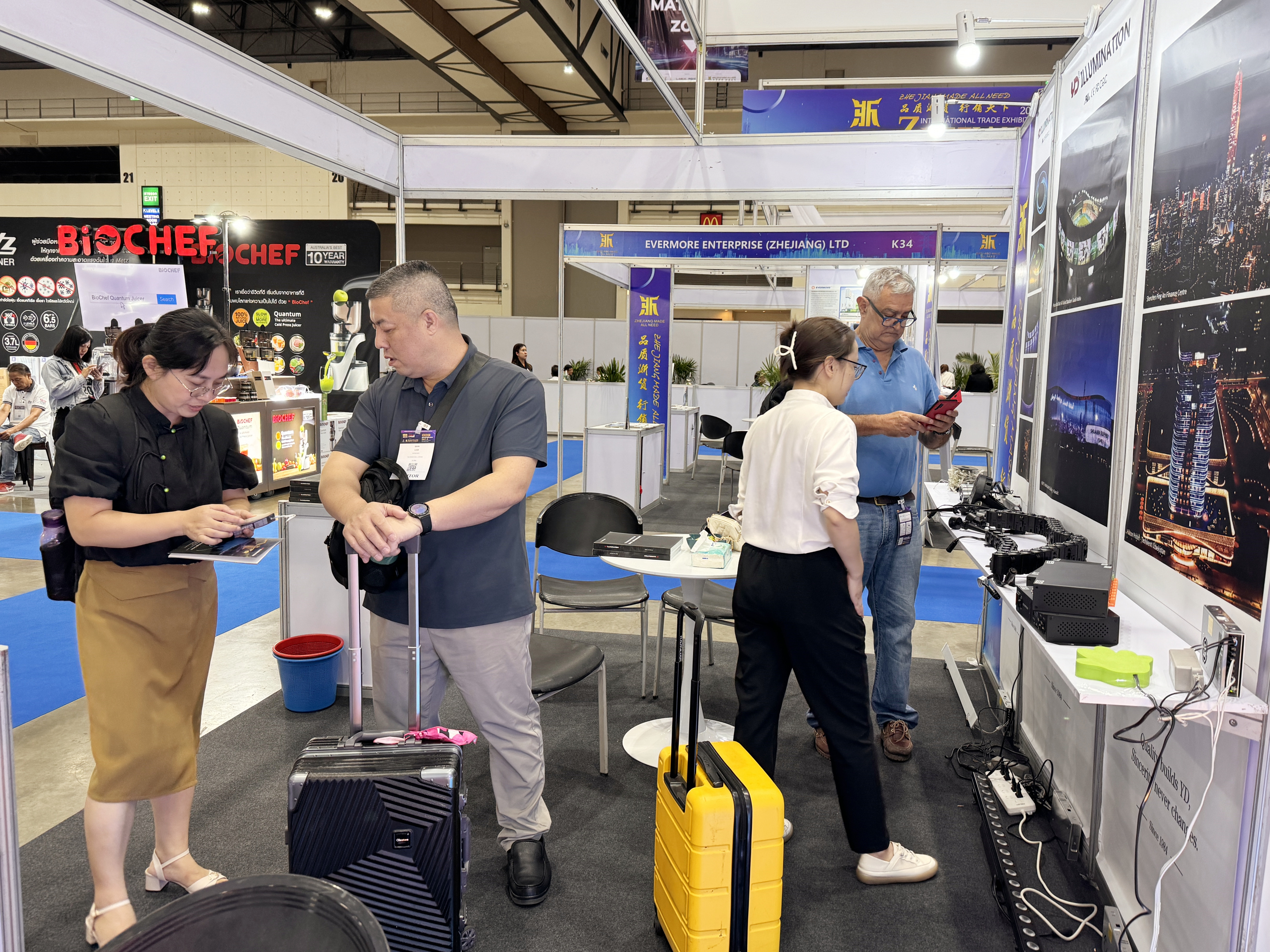 勇電精彩亮相2024浙江國際貿易（泰國）展覽會